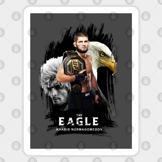 Eagle Khabib Magnet by RetroVania